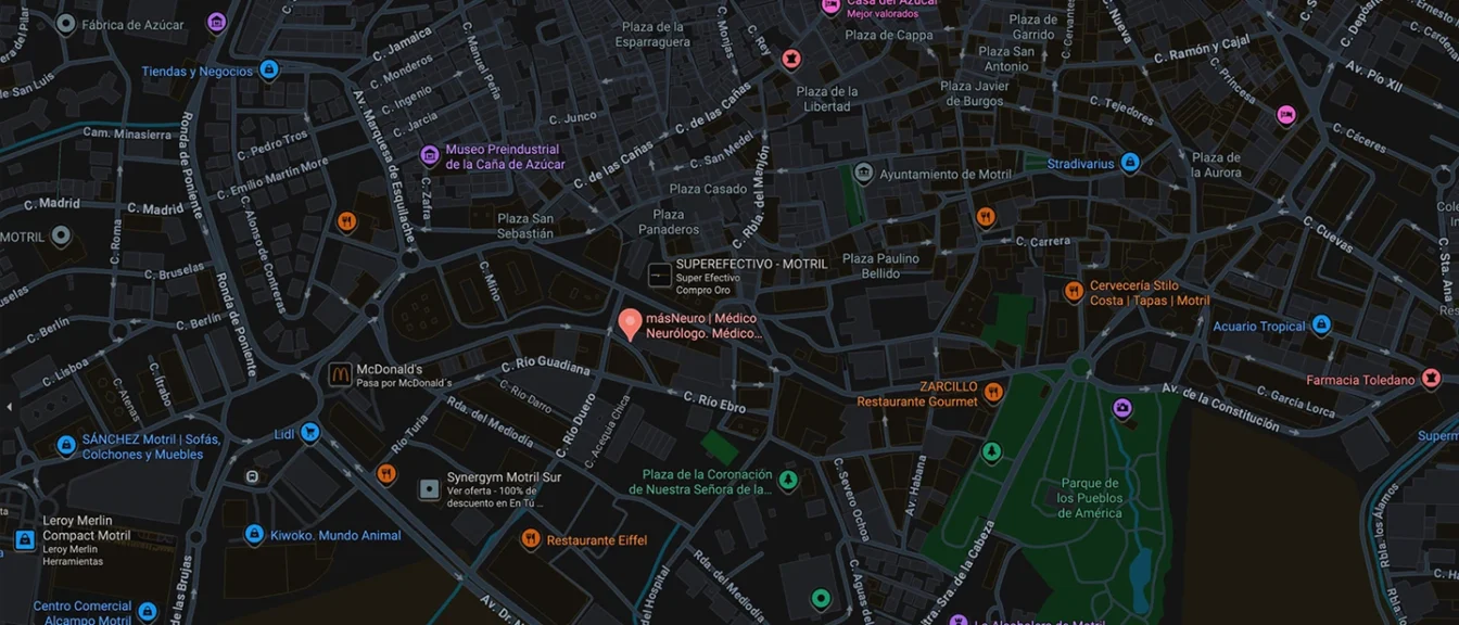 Localización de Centro másNeuro Motril en Google Maps